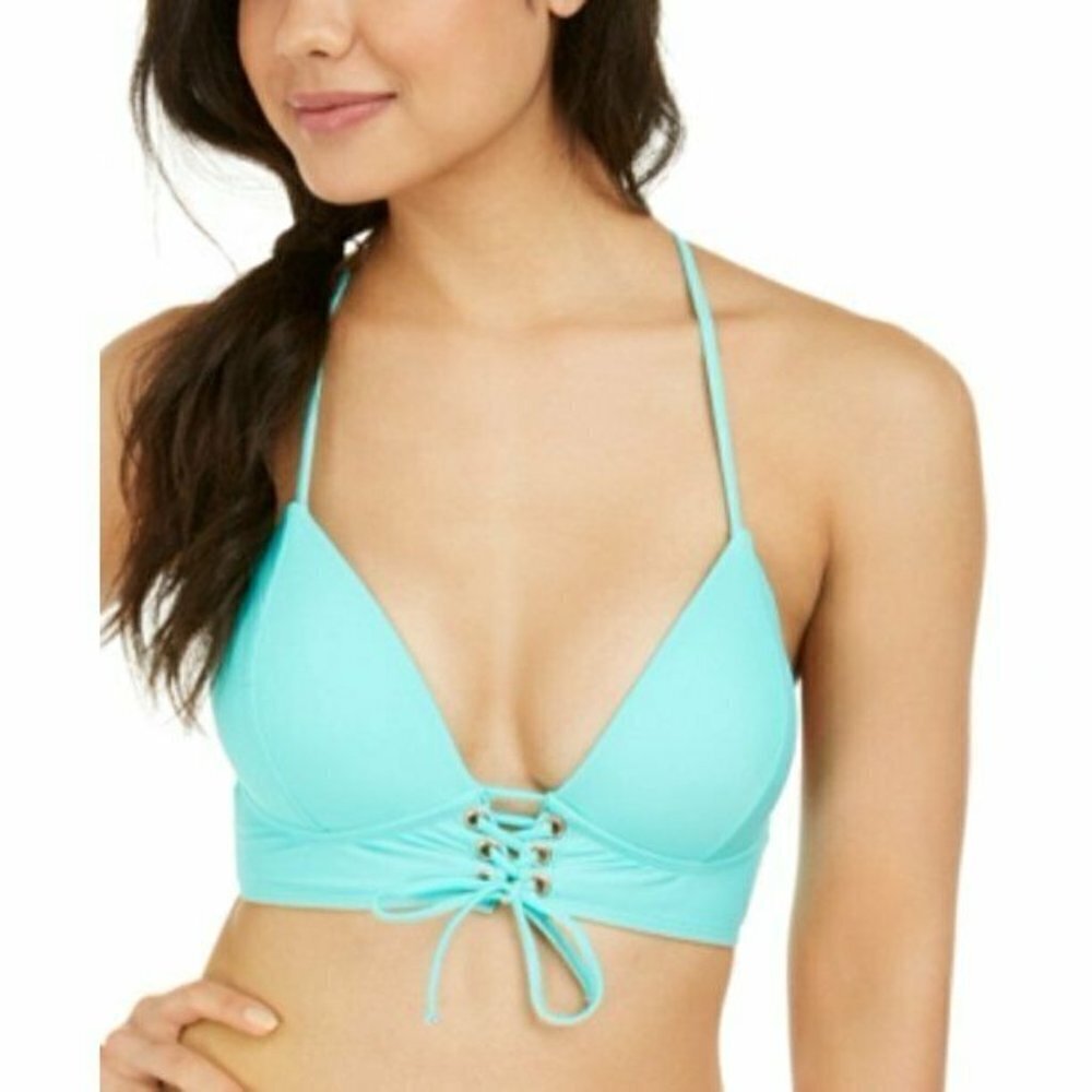Hula Honey‎ Juniors Lace-Up Push-Up Bikini Top 339